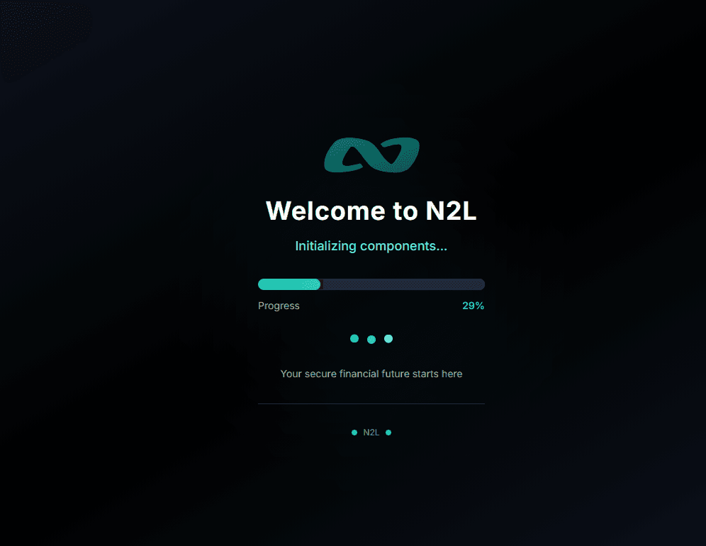 Full-stack developer portfolio project screenshot of N2L Web3 Economy application